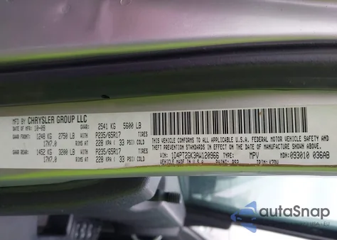 2010 Dodge Nitro Se from USA, damaged, VIN 1D4PT2GK3AW120966